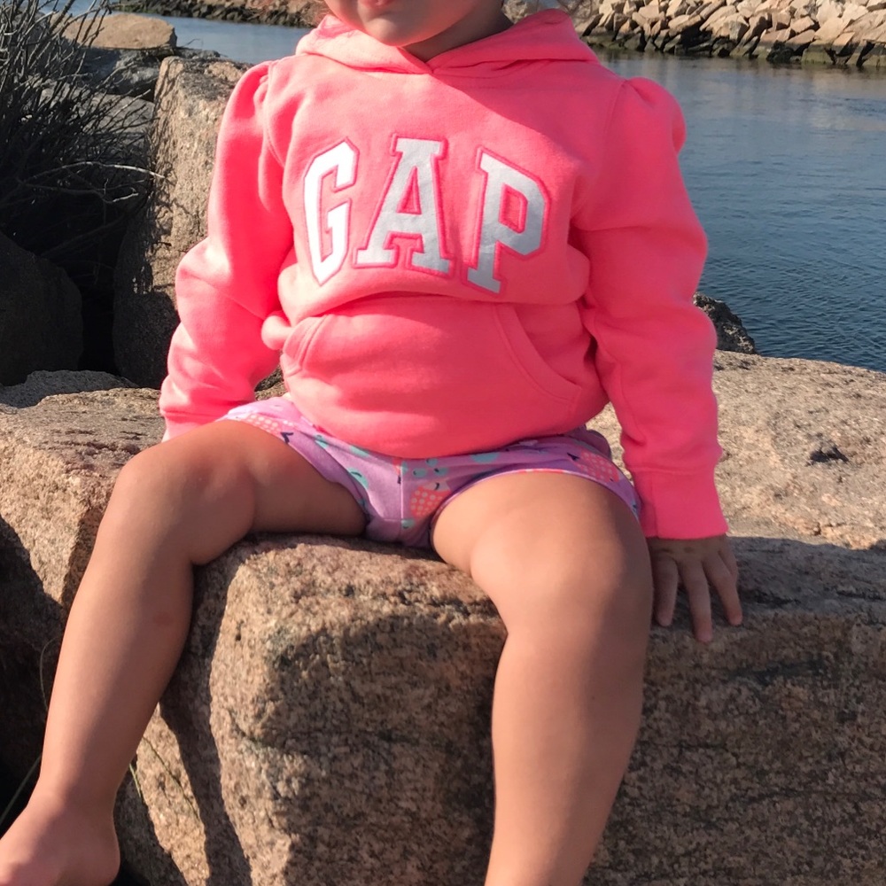 Baby gap coral hoodie 3t
